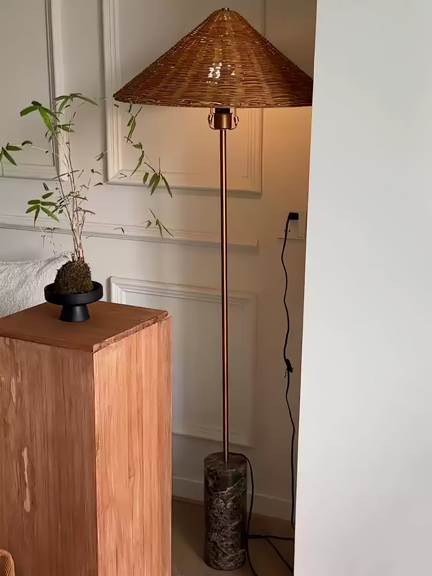 Zenith Bohemian Marble Floor Lamp