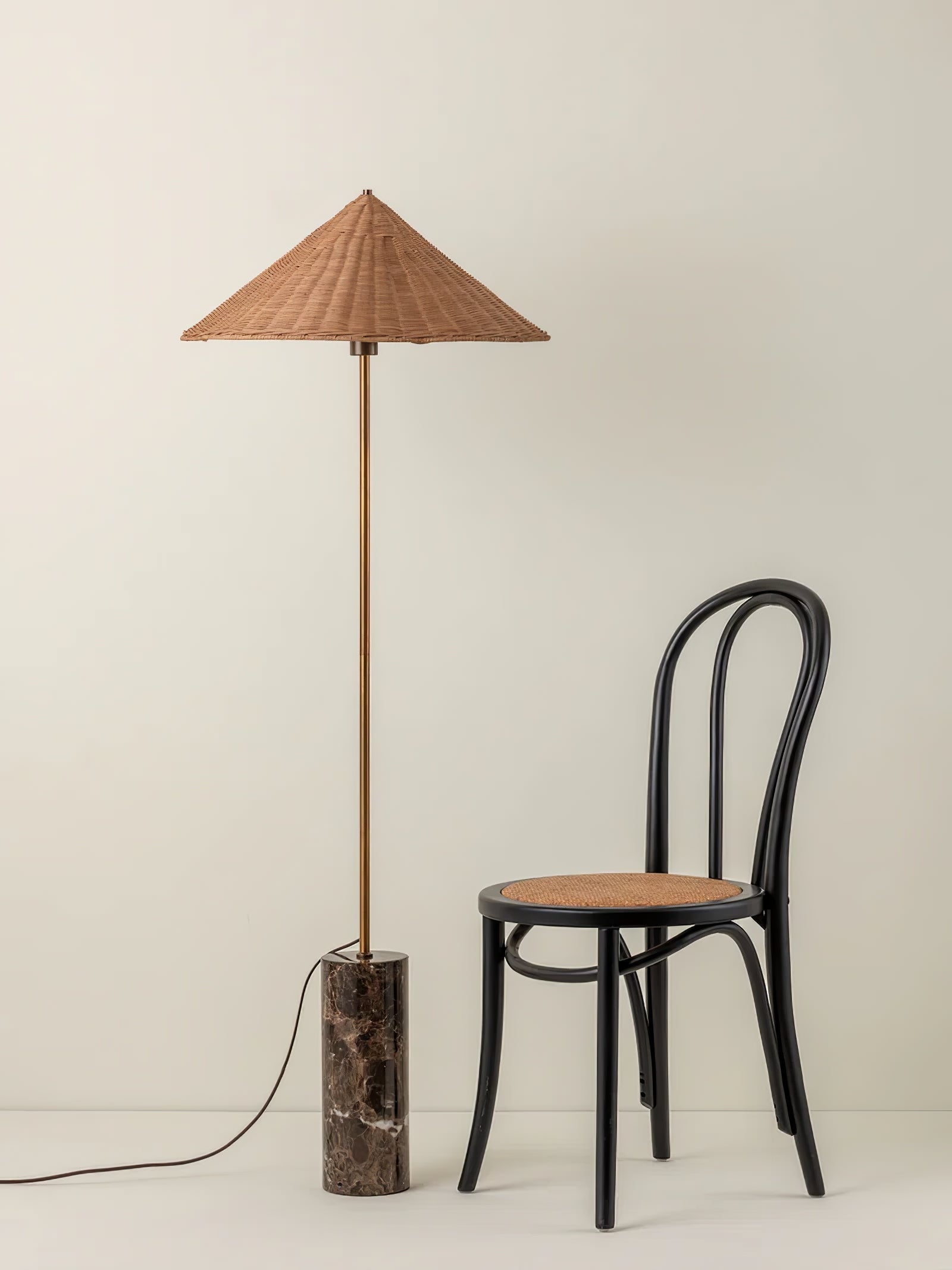 Zenith Bohemian Marble Floor Lamp