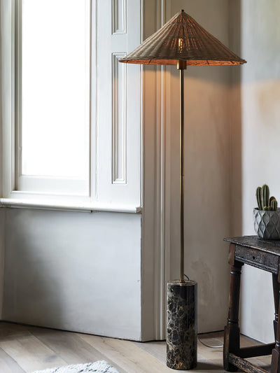 Zenith Bohemian Marble Floor Lamp