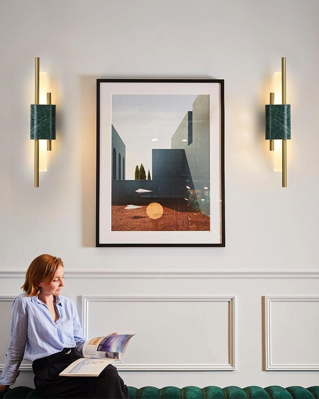 Mirenol Premium Nordic Art Marble Wall Light