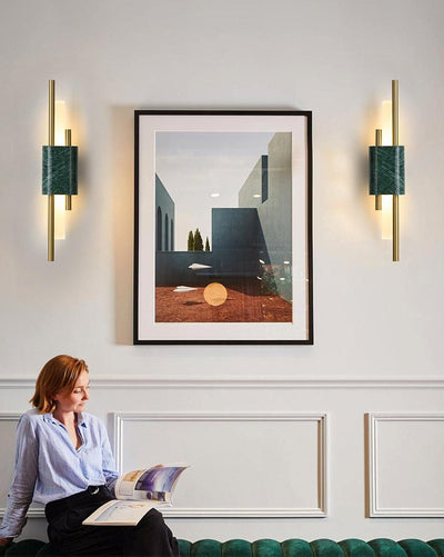 Evely Premium Nordic Art Plug In Marble Wall Light