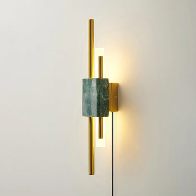 Evely Premium Nordic Art Plug In Marble Wall Light