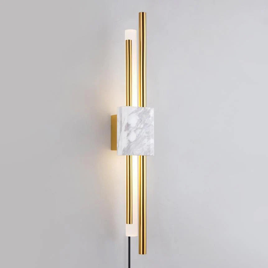 Evely Premium Nordic Art Plug In Marble Wall Light