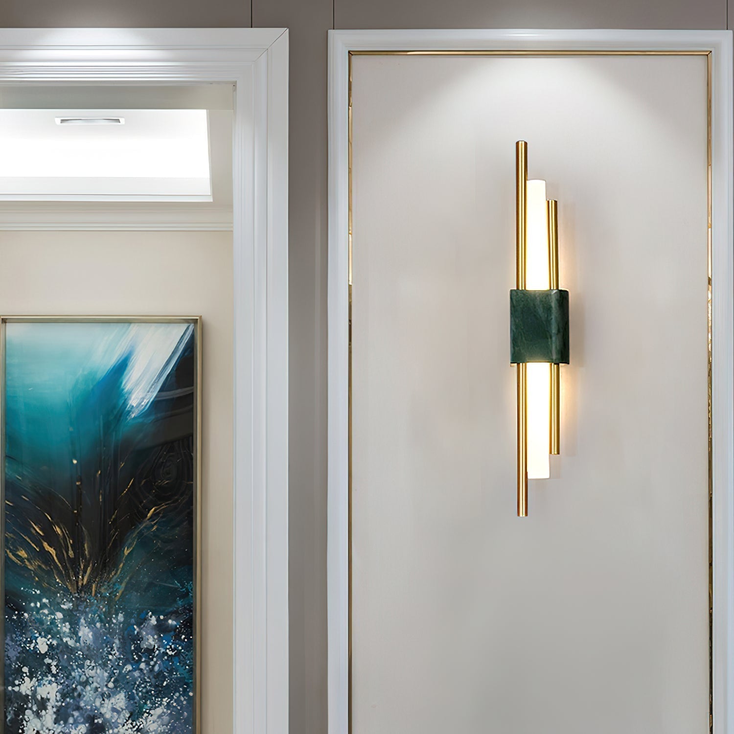 Mirenol Premium Nordic Art Marble Wall Light