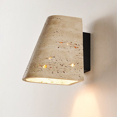 Tavren Travertine Wall Sconce