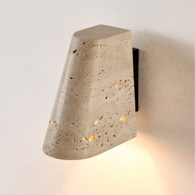 Tavren Travertine Wall Sconce