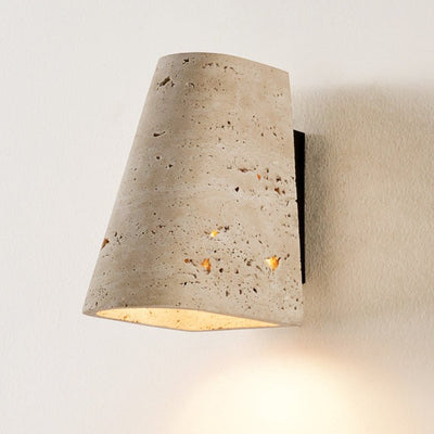 Tavren Travertine Wall Sconce