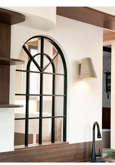 Tavren Travertine Wall Sconce