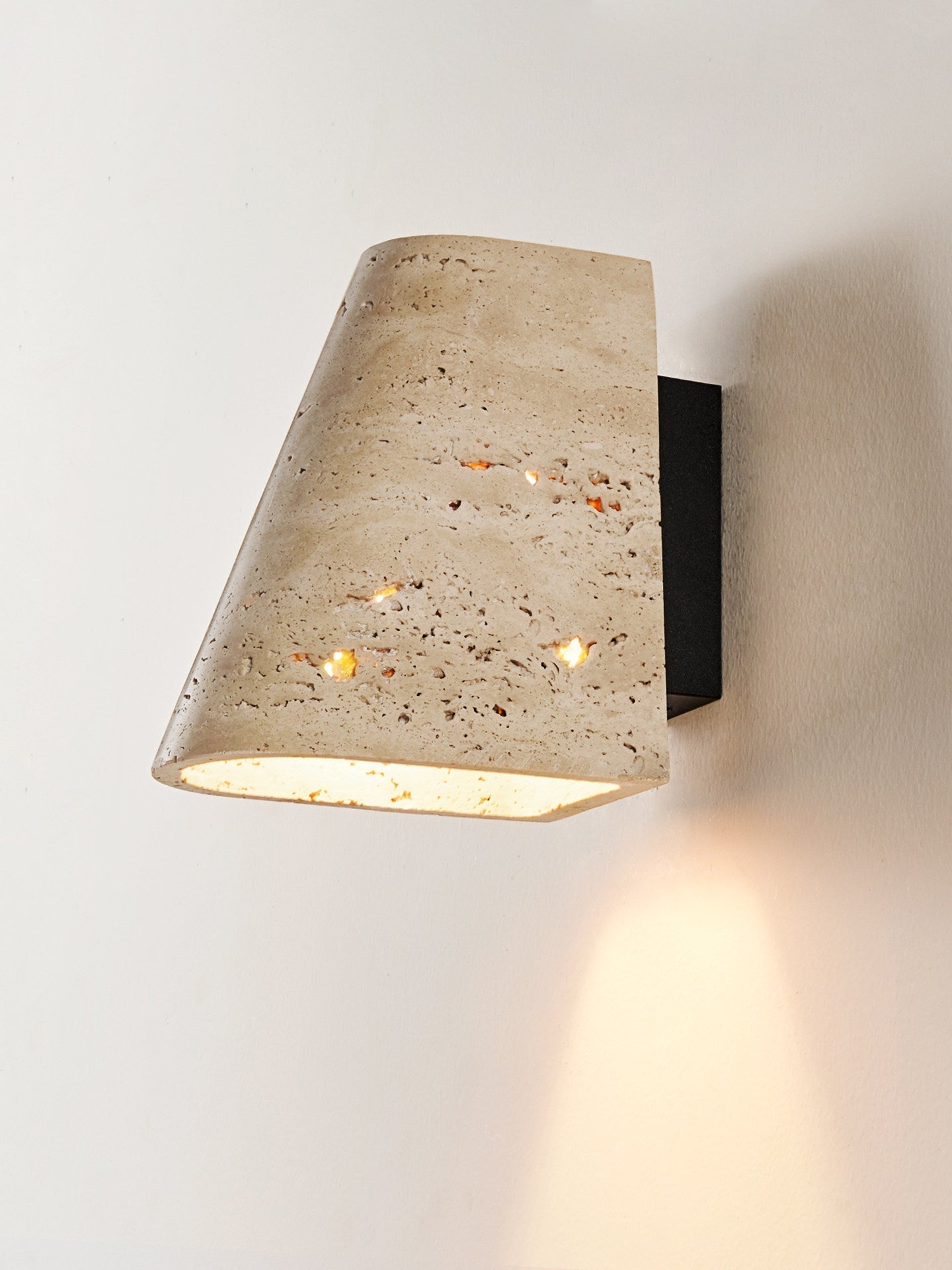 Tavren Travertine Wall Sconce