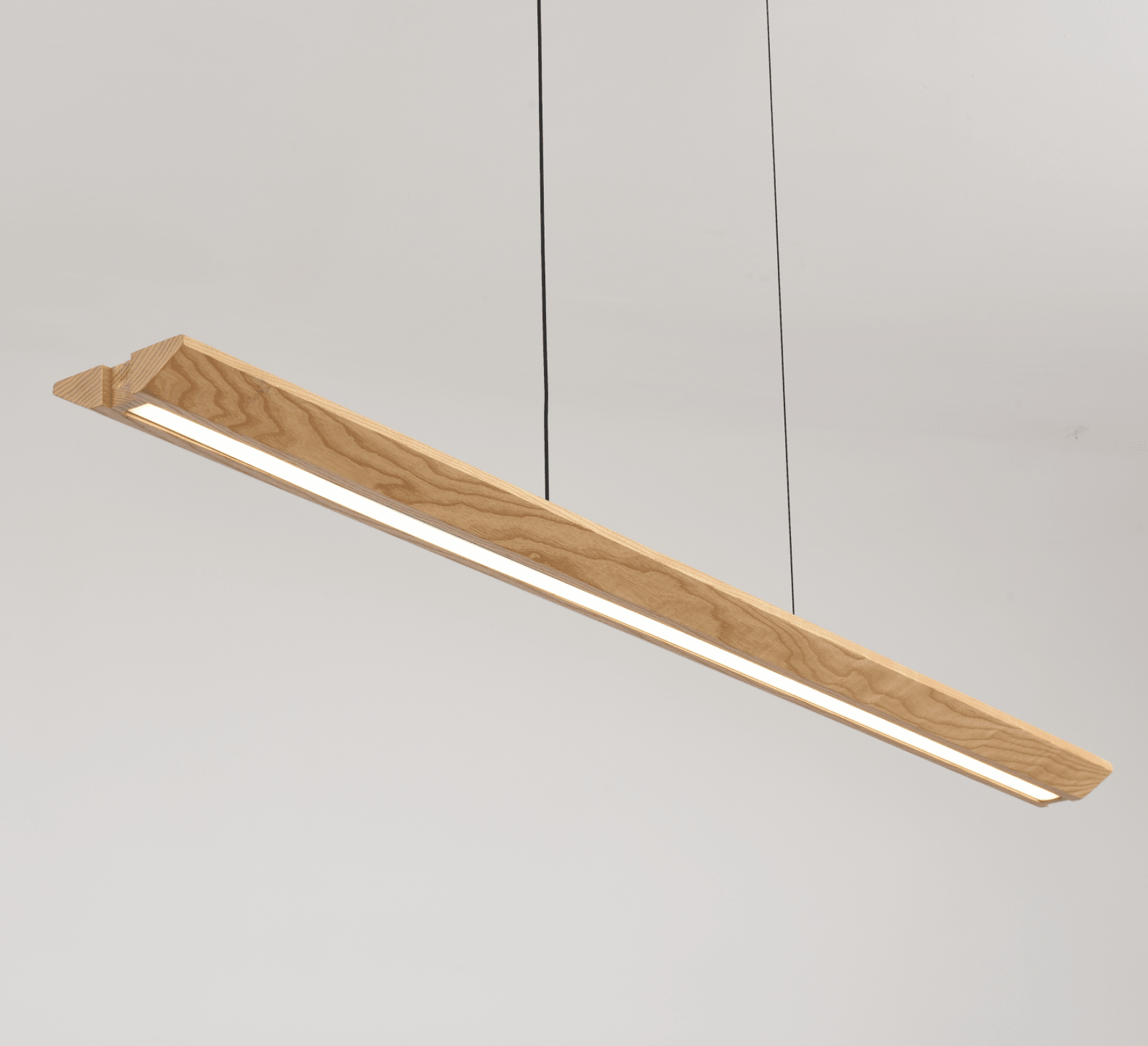 Alderine Wood Linear Pendant Lamp