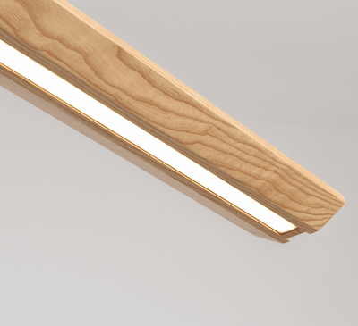 Alderine Wood Linear Pendant Lamp