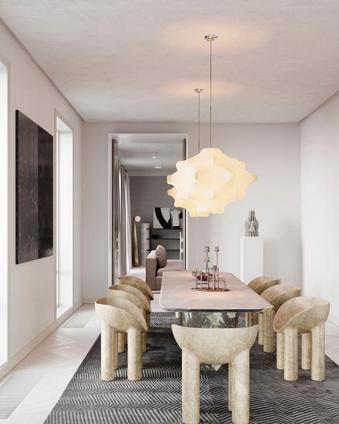 Soti Contemporary Silk Pendant Lamp
