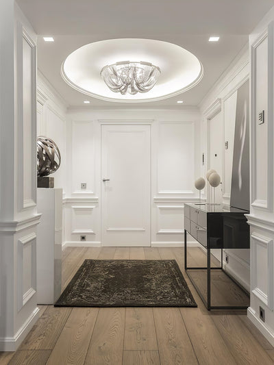 Talj Ceiling Light Tassel Aluminum Chain Nickel Frame