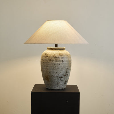Terra Ceramic & Fabric Table Lamp