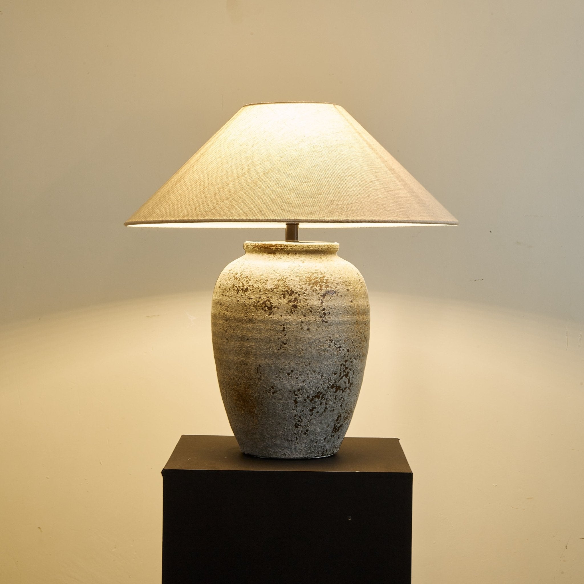 Terra Ceramic & Fabric Table Lamp