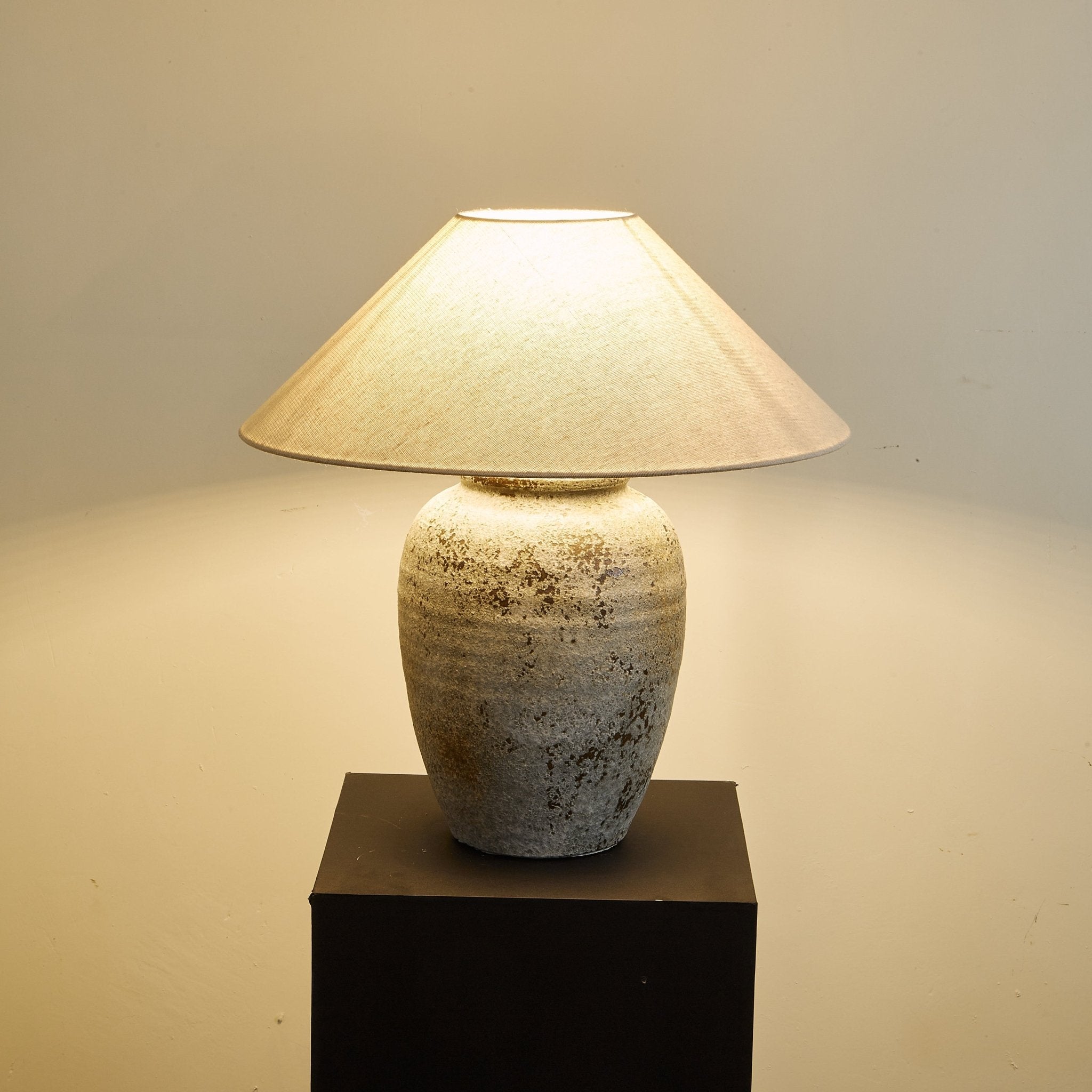 Terra Ceramic & Fabric Table Lamp