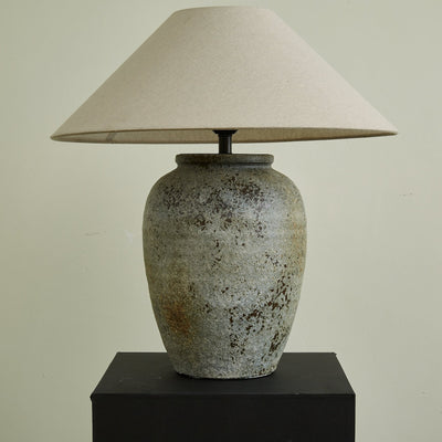 Terra Ceramic & Fabric Table Lamp