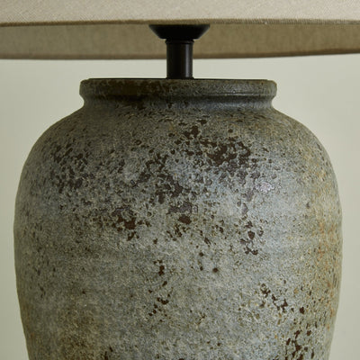 Terra Ceramic & Fabric Table Lamp