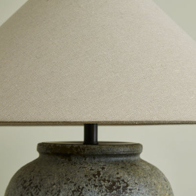 Terra Ceramic & Fabric Table Lamp