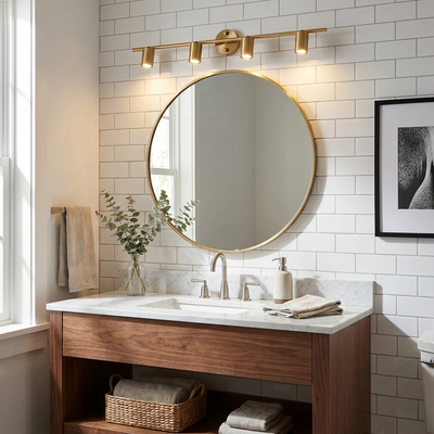 Calderstead Adjustable Head Indoor Wall Light