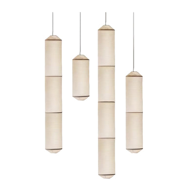 Oren Modern Minimalist Natural Mulberry Silk Pendant Lamp