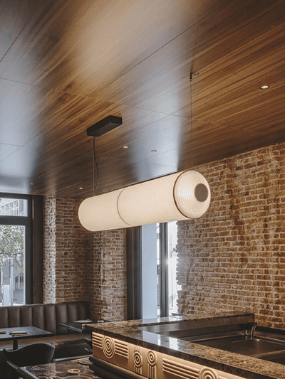 Oren Modern Minimalist Natural Mulberry Silk Pendant Lamp