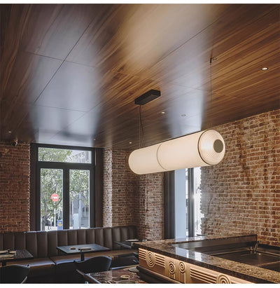 Oren Modern Minimalist Natural Mulberry Silk Pendant Lamp