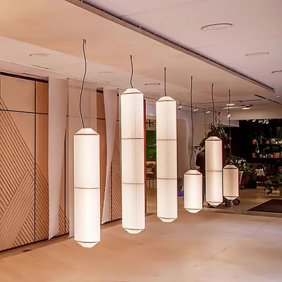 Oren Modern Minimalist Natural Mulberry Silk Pendant Lamp