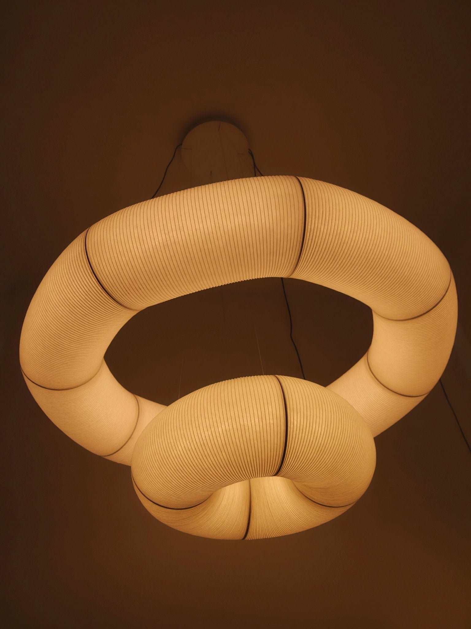 Oren Modern Minimalist Natural Mulberry Silk Pendant Lamp
