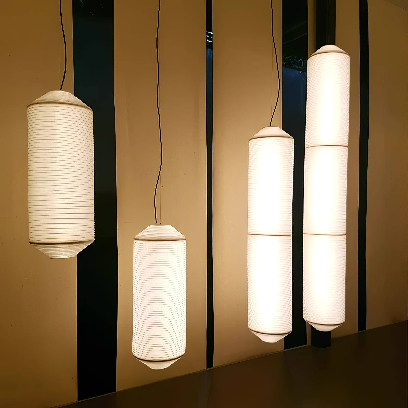 Oren Modern Minimalist Natural Mulberry Silk Pendant Lamp