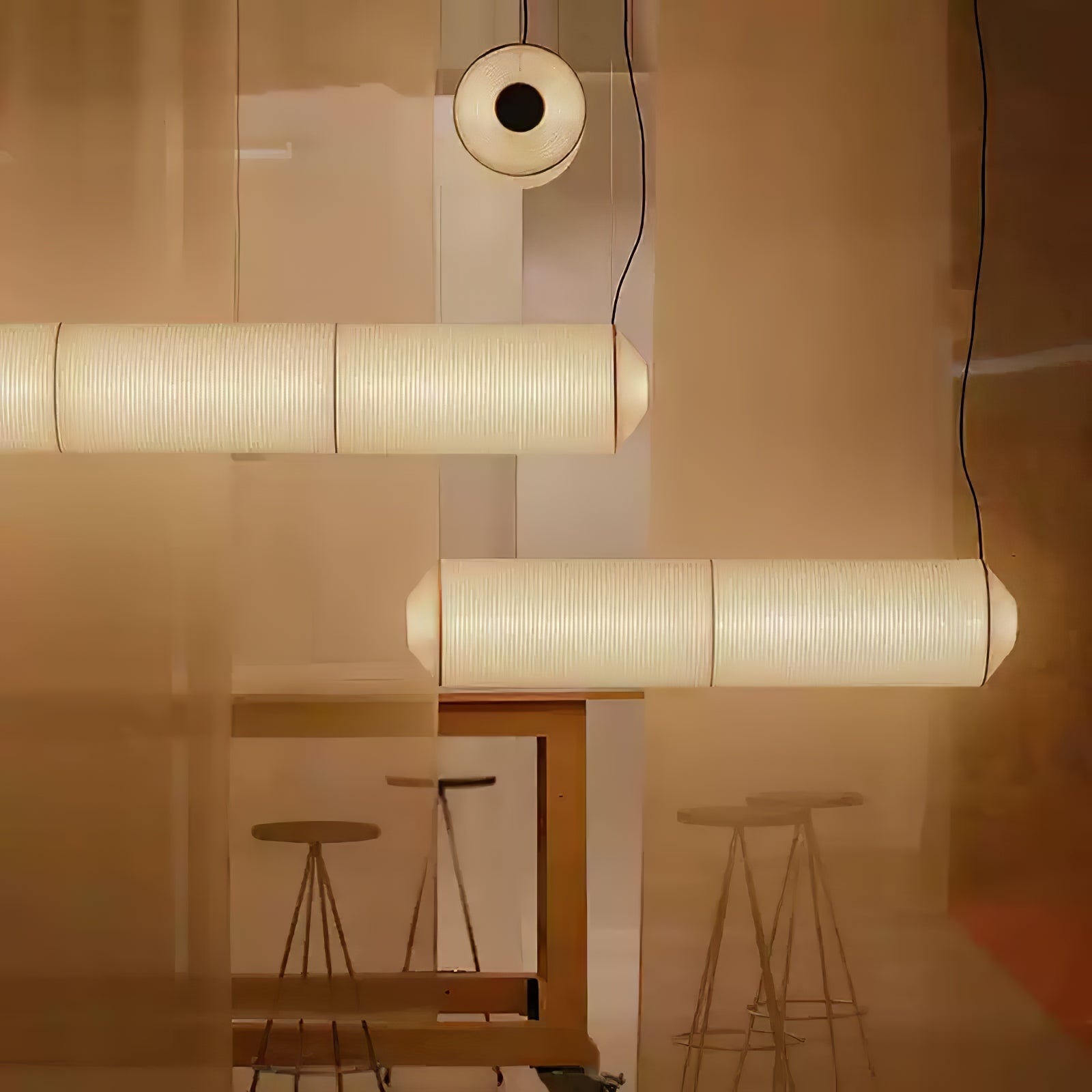 Oren Modern Minimalist Natural Mulberry Silk Pendant Lamp