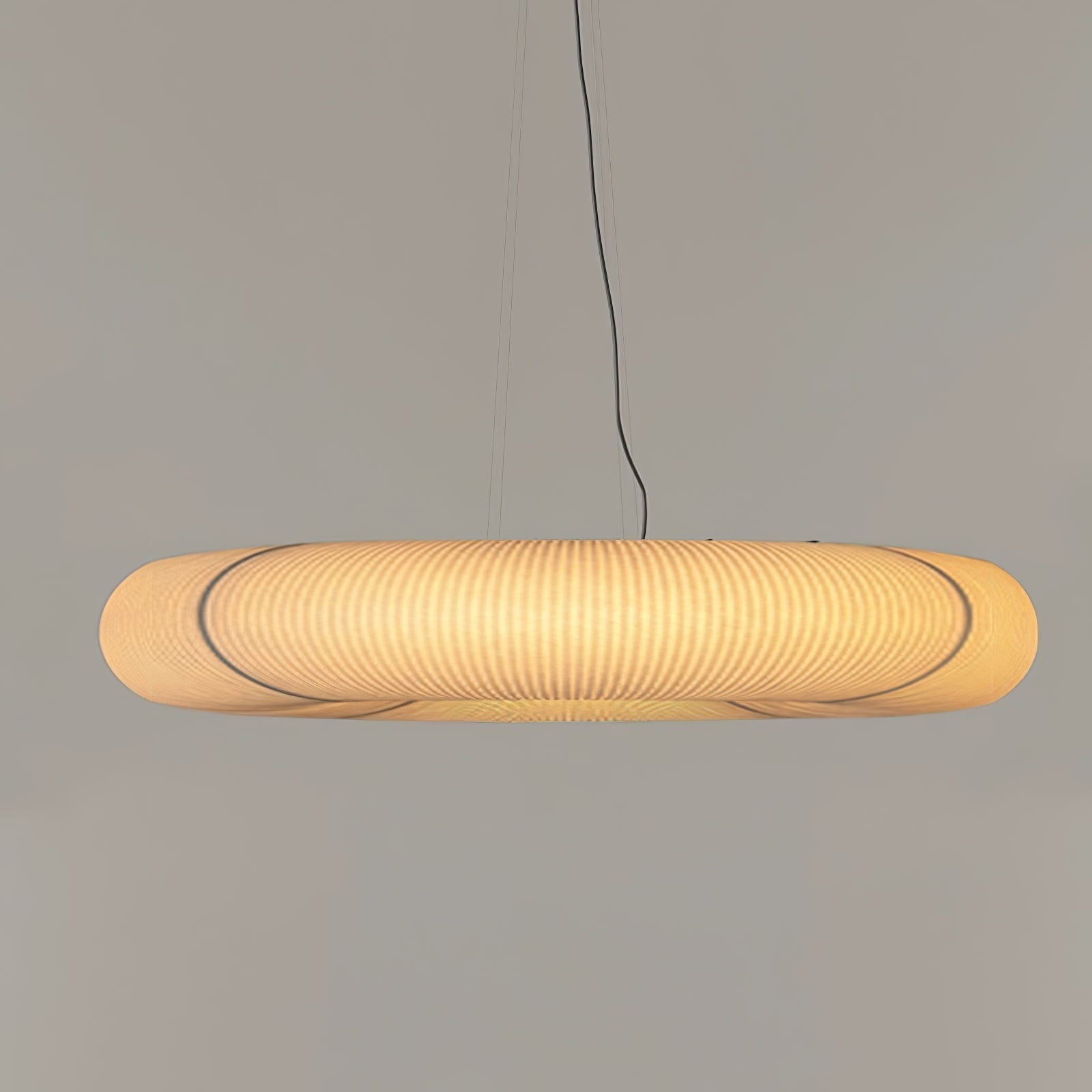 Oren Modern Minimalist Natural Mulberry Silk Pendant Lamp