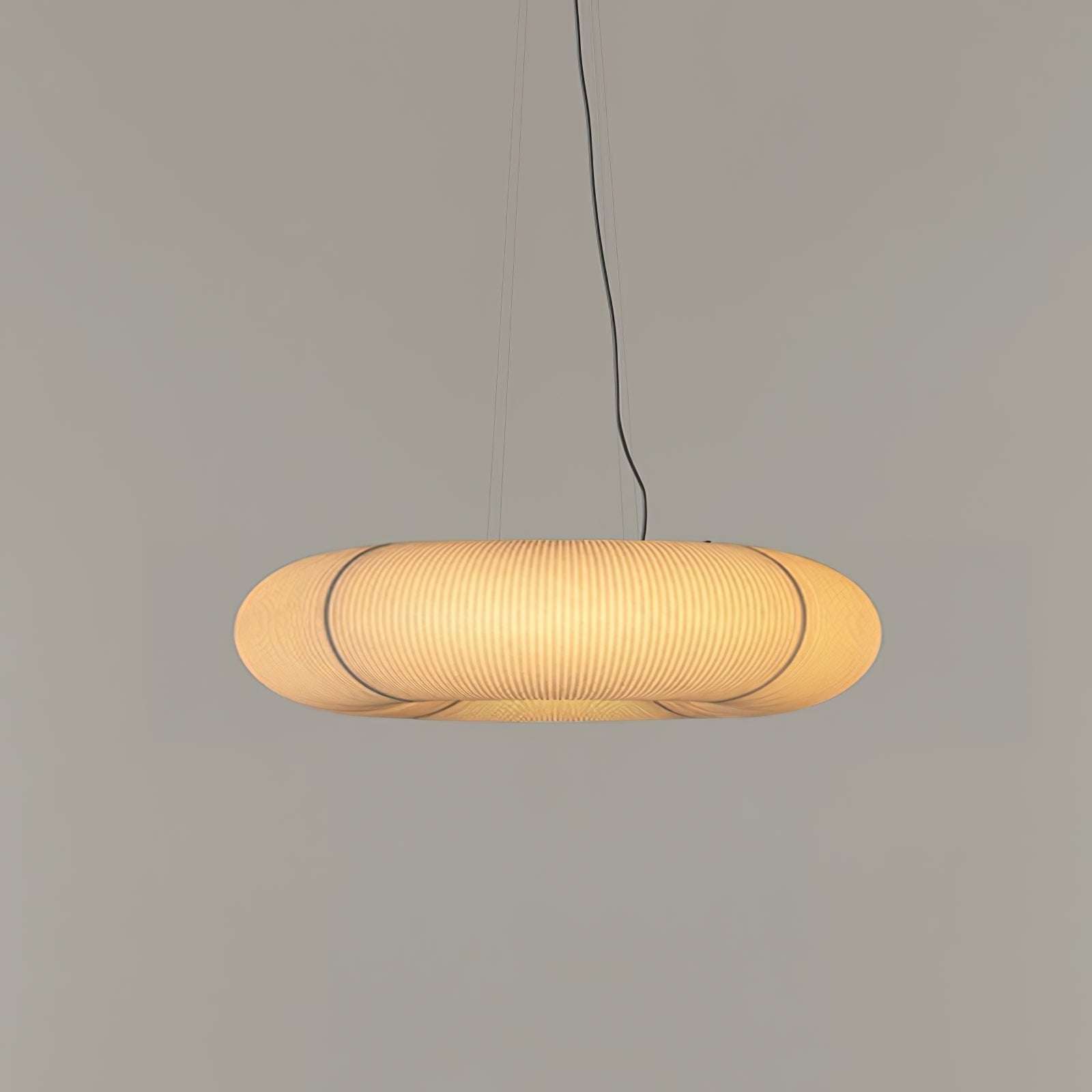 Oren Modern Minimalist Natural Mulberry Silk Pendant Lamp