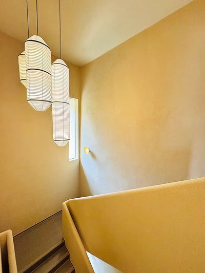 Oren Modern Minimalist Natural Mulberry Silk Pendant Lamp