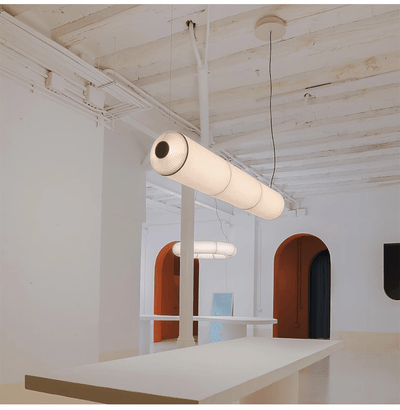 Oren Modern Minimalist Natural Mulberry Silk Pendant Lamp