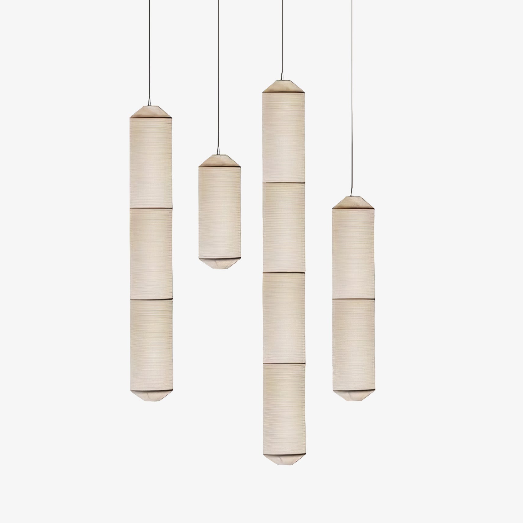 Oren Modern Minimalist Natural Mulberry Silk Pendant Lamp