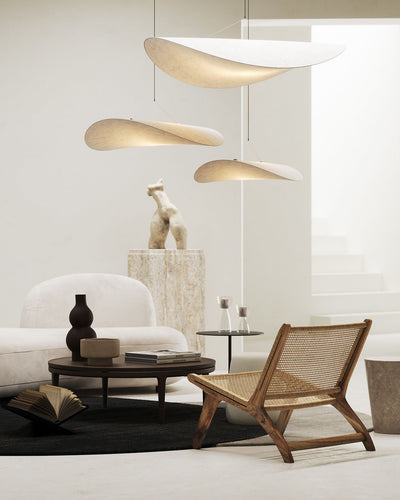 Luminette Minimalist Silk Pendant Light