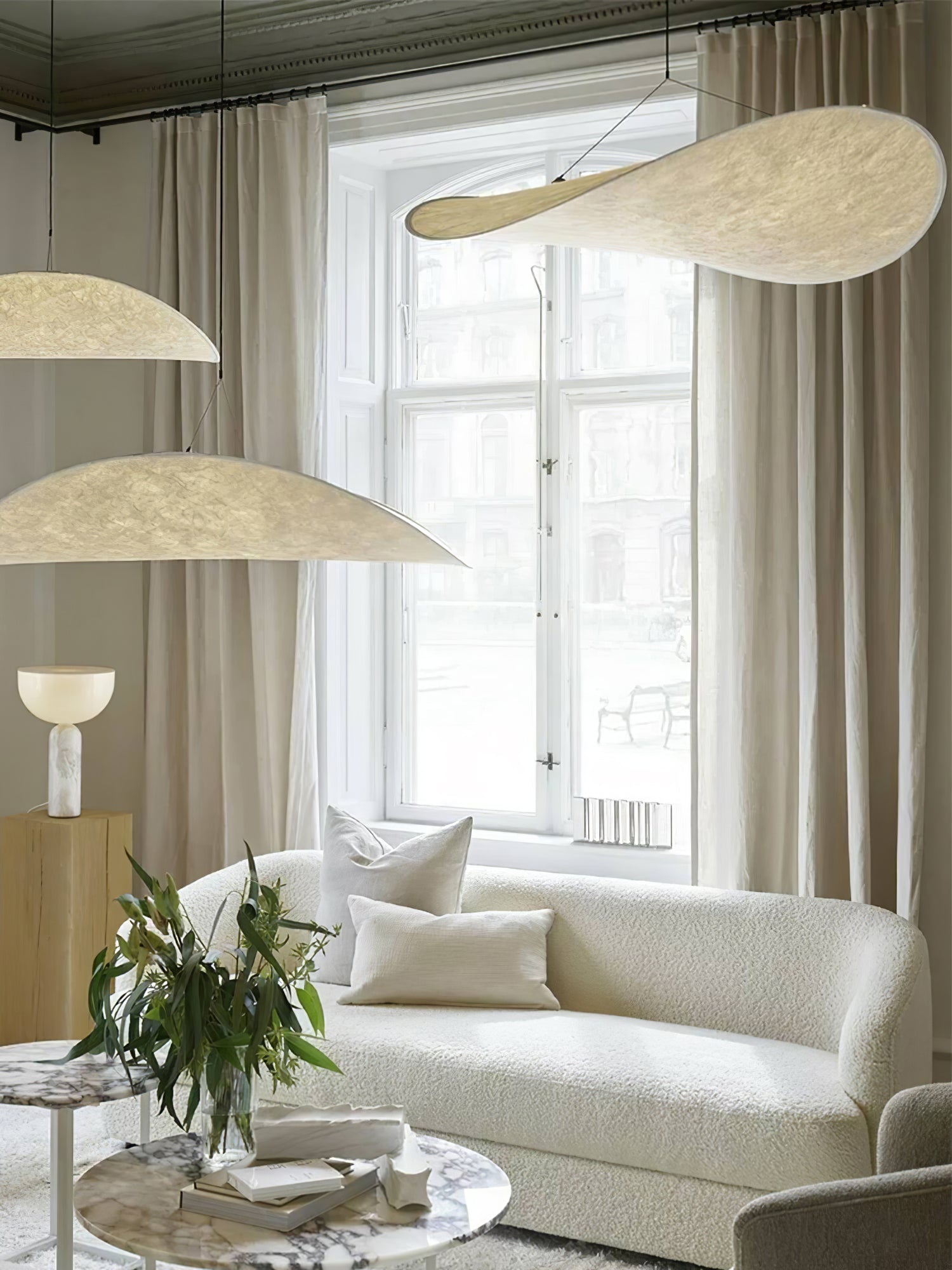 Larenol Paper & Glass Fiber Pendant Lamp