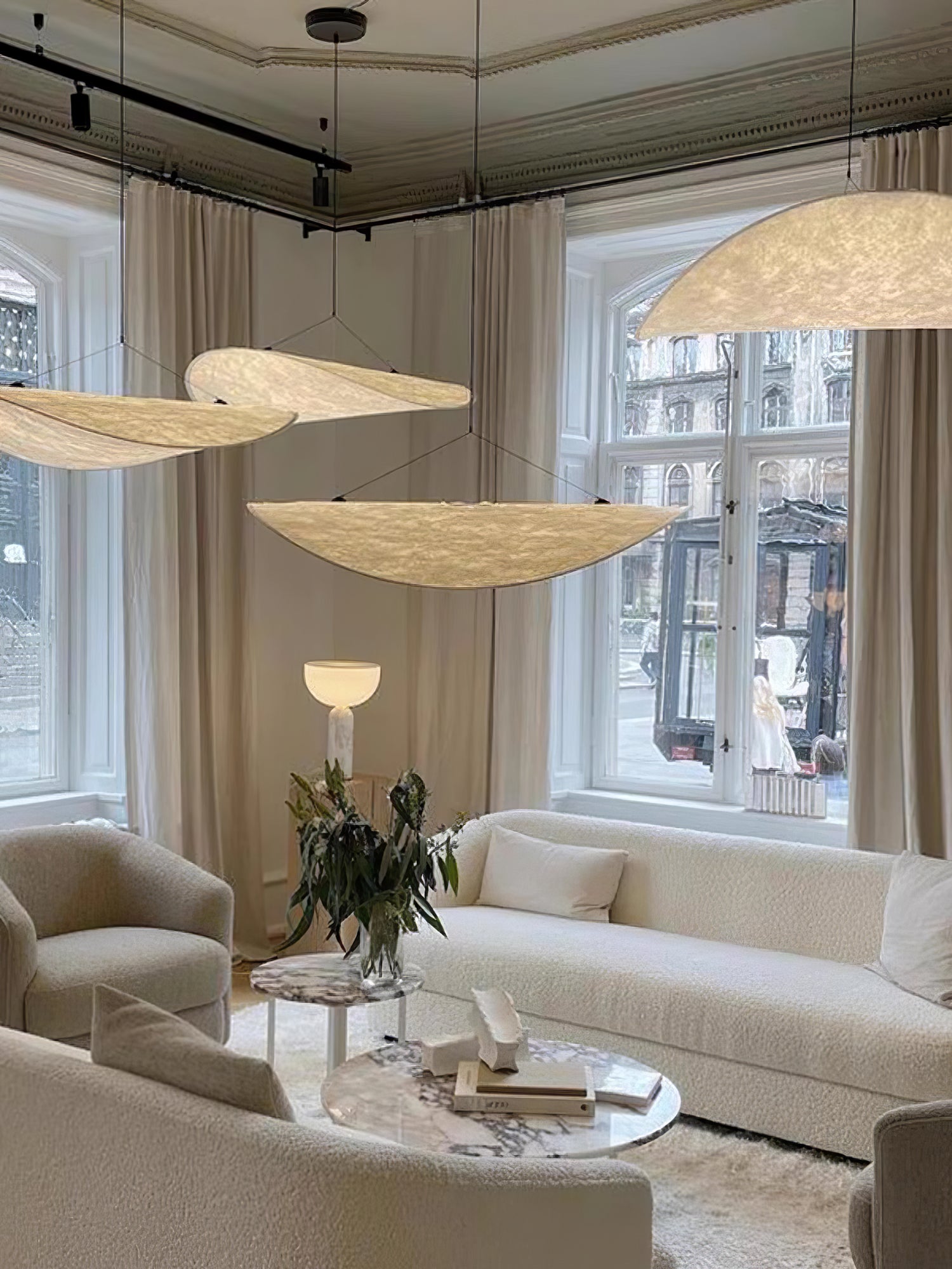 Larenol Paper & Glass Fiber Pendant Lamp