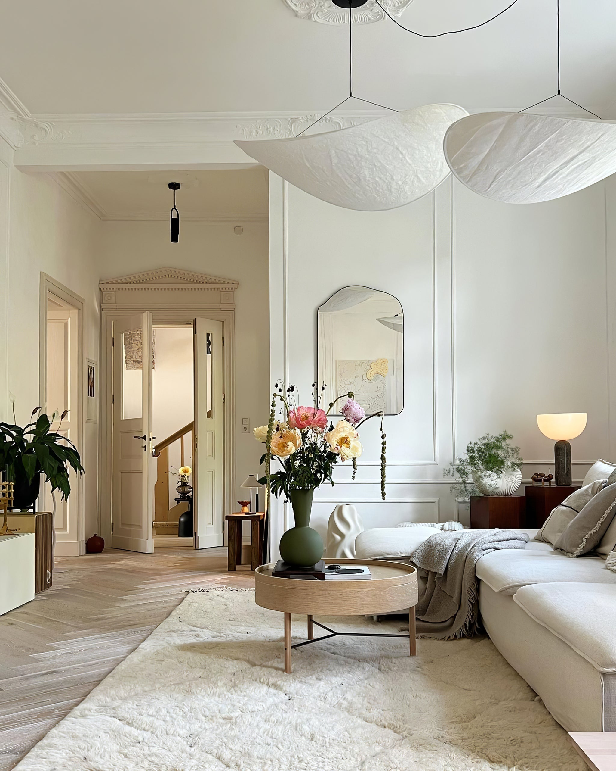 Larenol Paper & Glass Fiber Pendant Lamp
