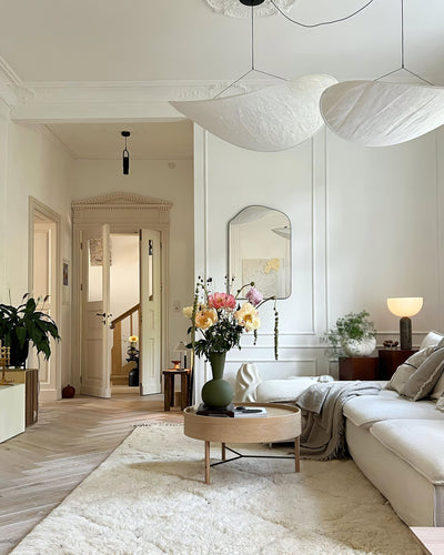 Larenol Paper & Glass Fiber Pendant Lamp