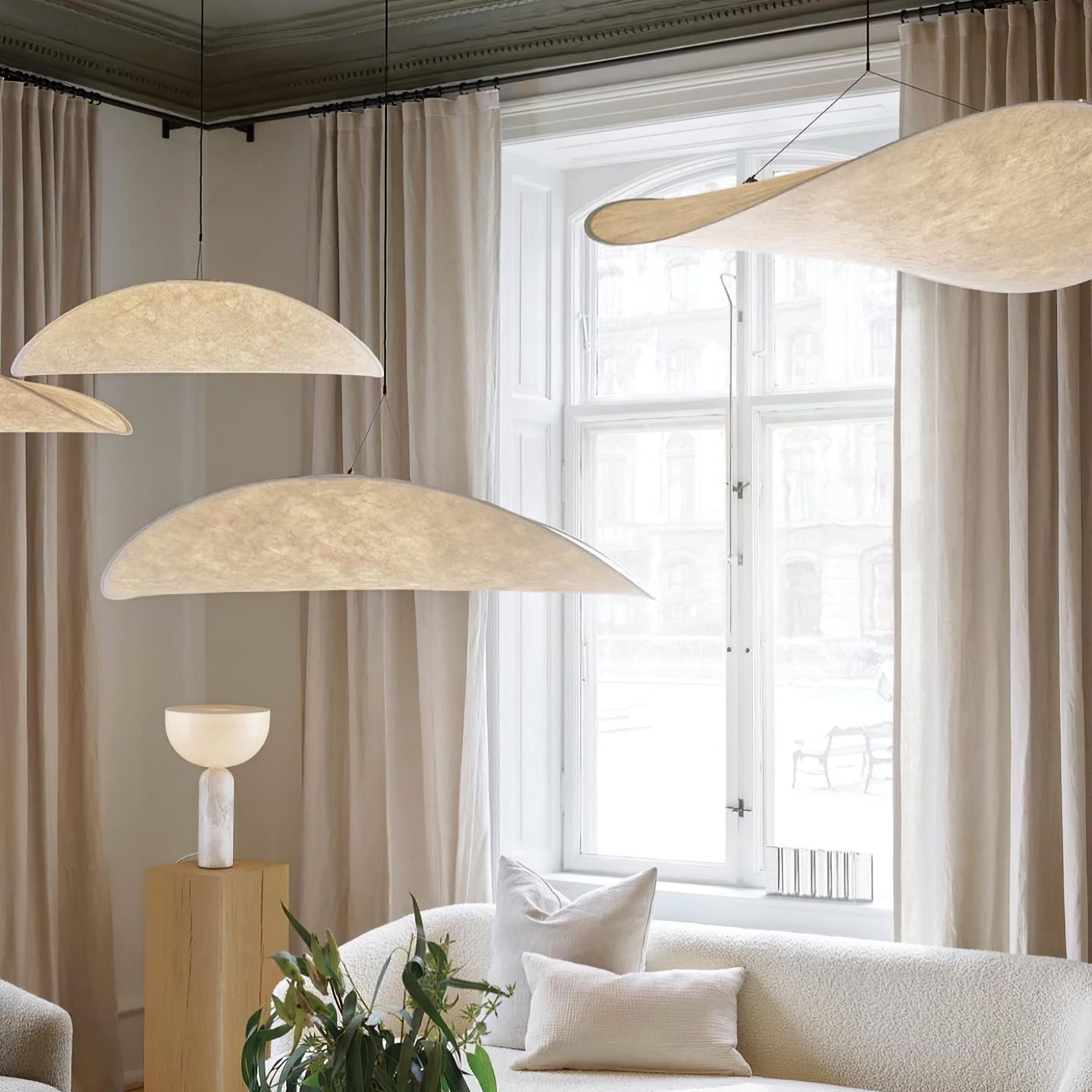 Larenol Paper & Glass Fiber Pendant Lamp