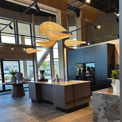 Larenol Paper & Glass Fiber Pendant Lamp