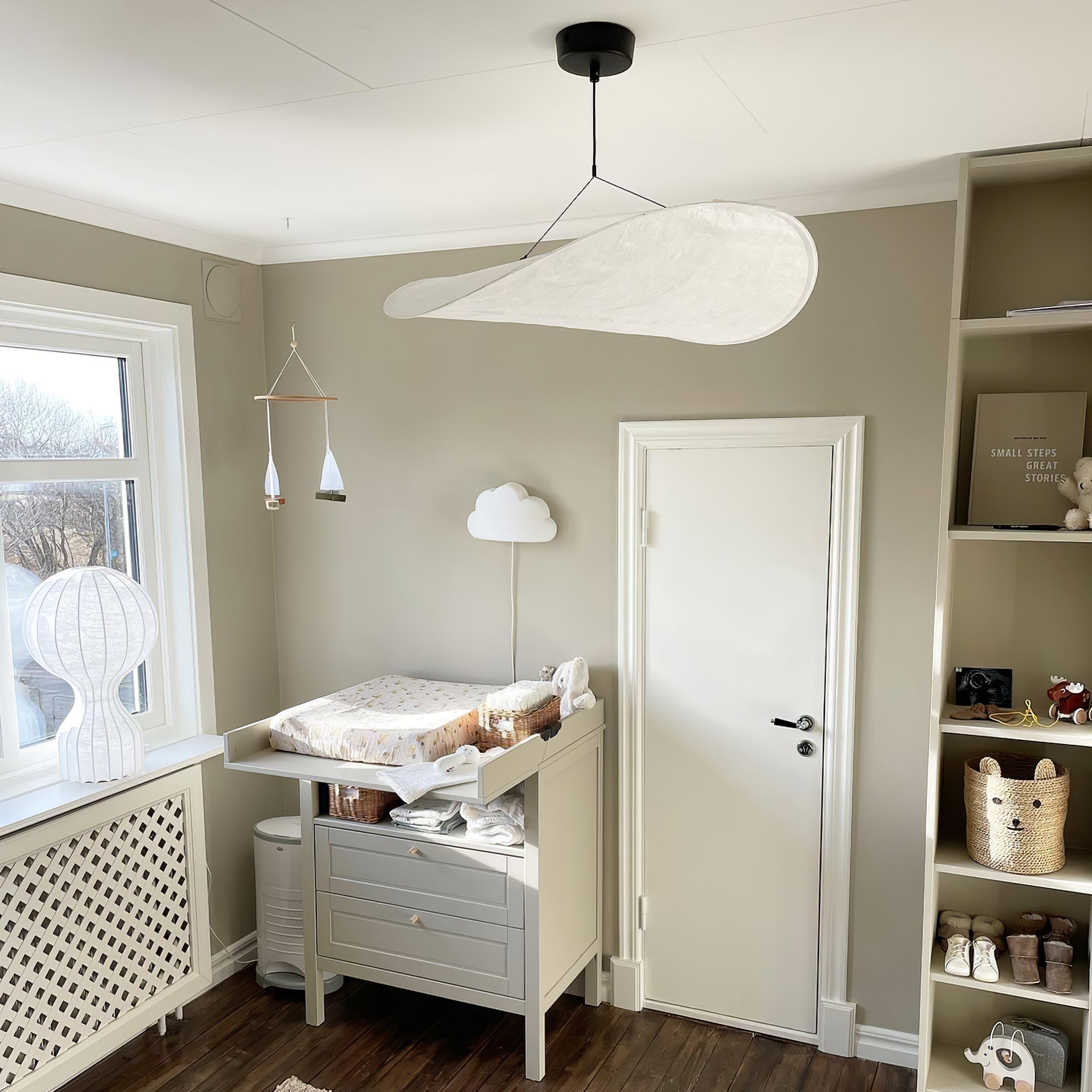 Larenol Paper & Glass Fiber Pendant Lamp
