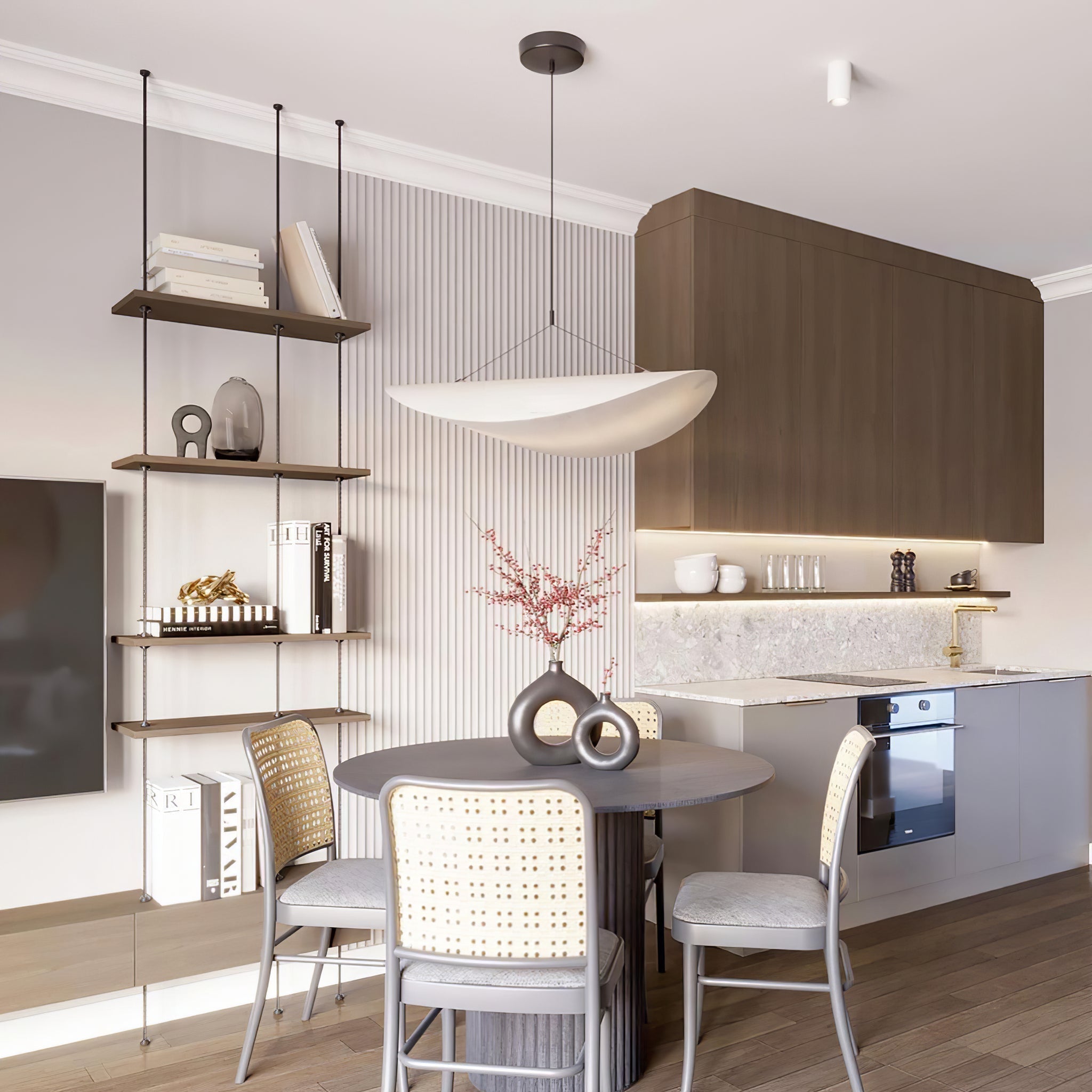 Larenol Paper & Glass Fiber Pendant Lamp