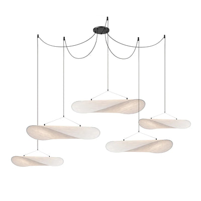 Ritta Vintage Art Deco Pendant Light Silk Art Gallery - Neutral Decor