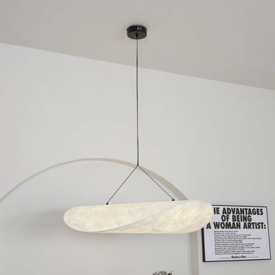 Luminette Minimalist Silk Pendant Light