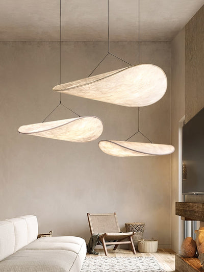 Luminette Minimalist Silk Pendant Light