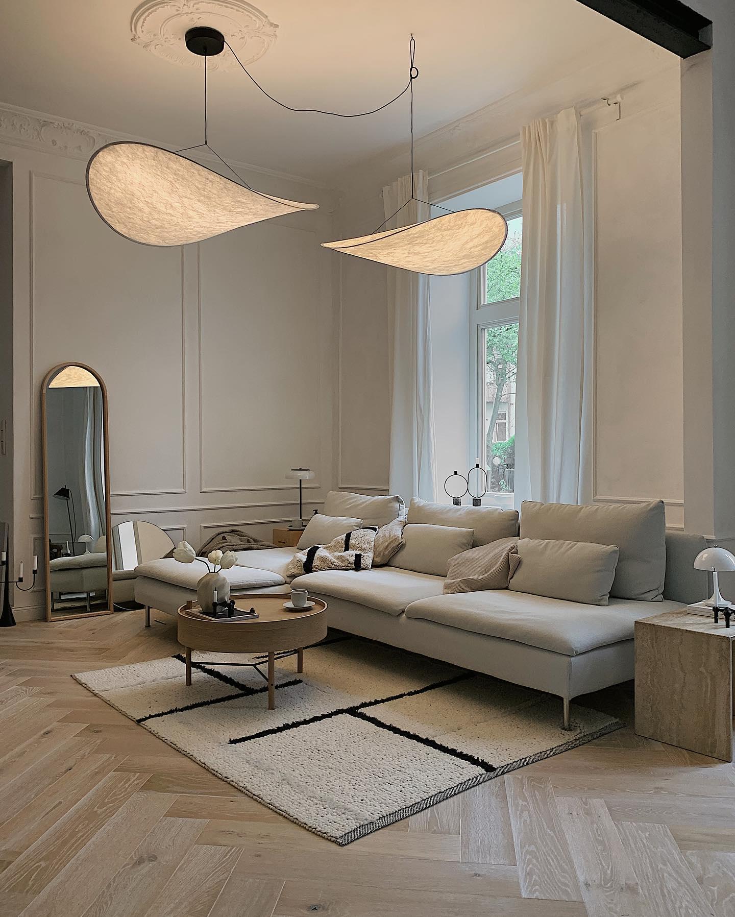 Larenol Paper & Glass Fiber Pendant Lamp