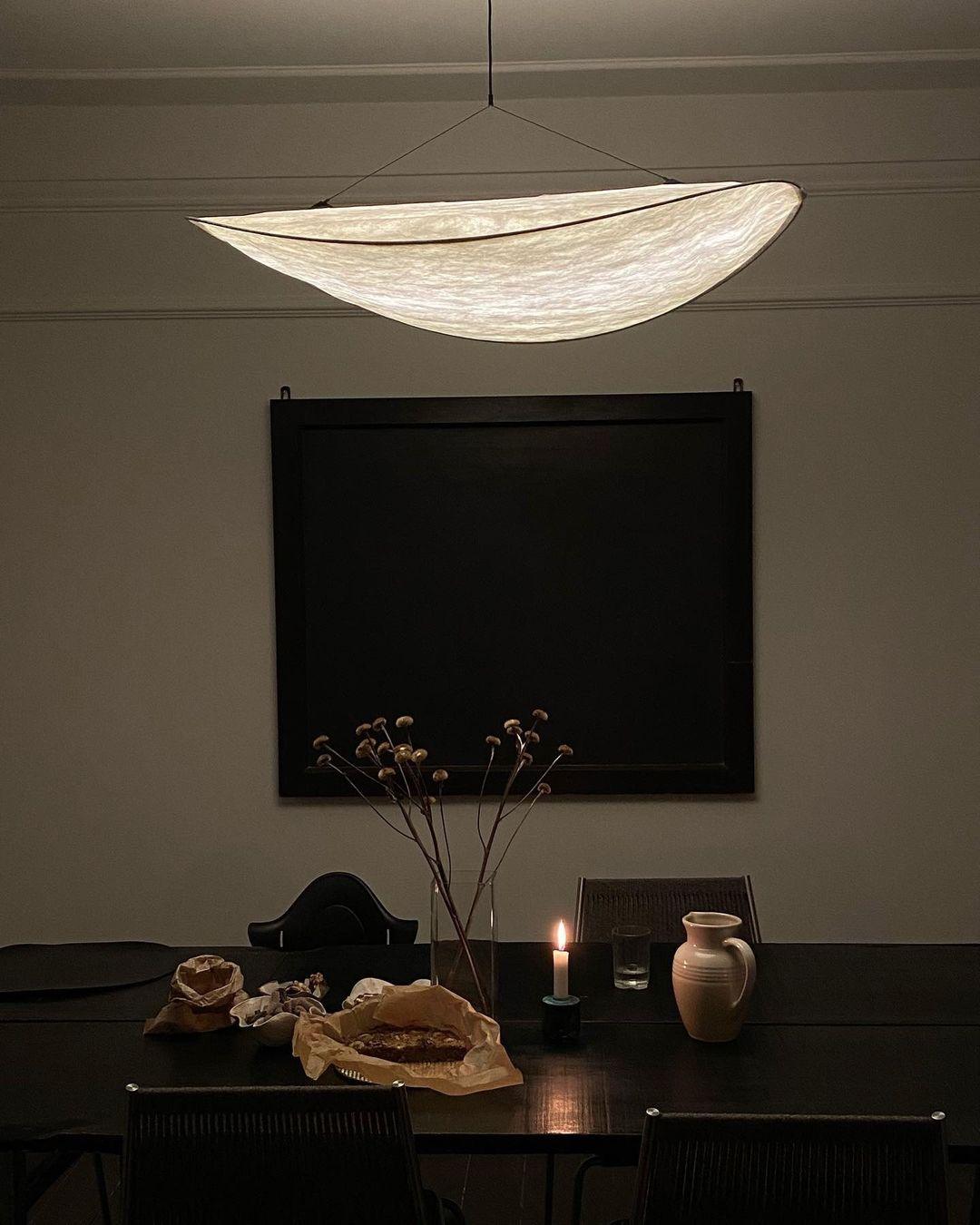 Larenol Paper & Glass Fiber Pendant Lamp